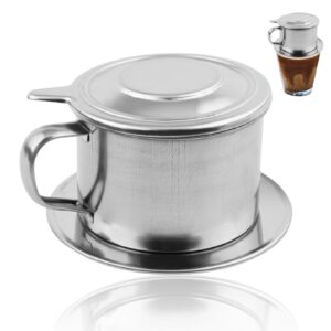 vietnam coffee pot stainless steel vietnamese coffee drip filter maker vietnamese coffee pot set for home kitchen office outdoor