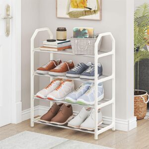 return pallets for sale liquidation, shoe rack 4 layer, shoe organizer for entryway, storage shoe shelf with 4 tiers metal shelves, assembled shoe rack for bedroom, closet, entry, hallway