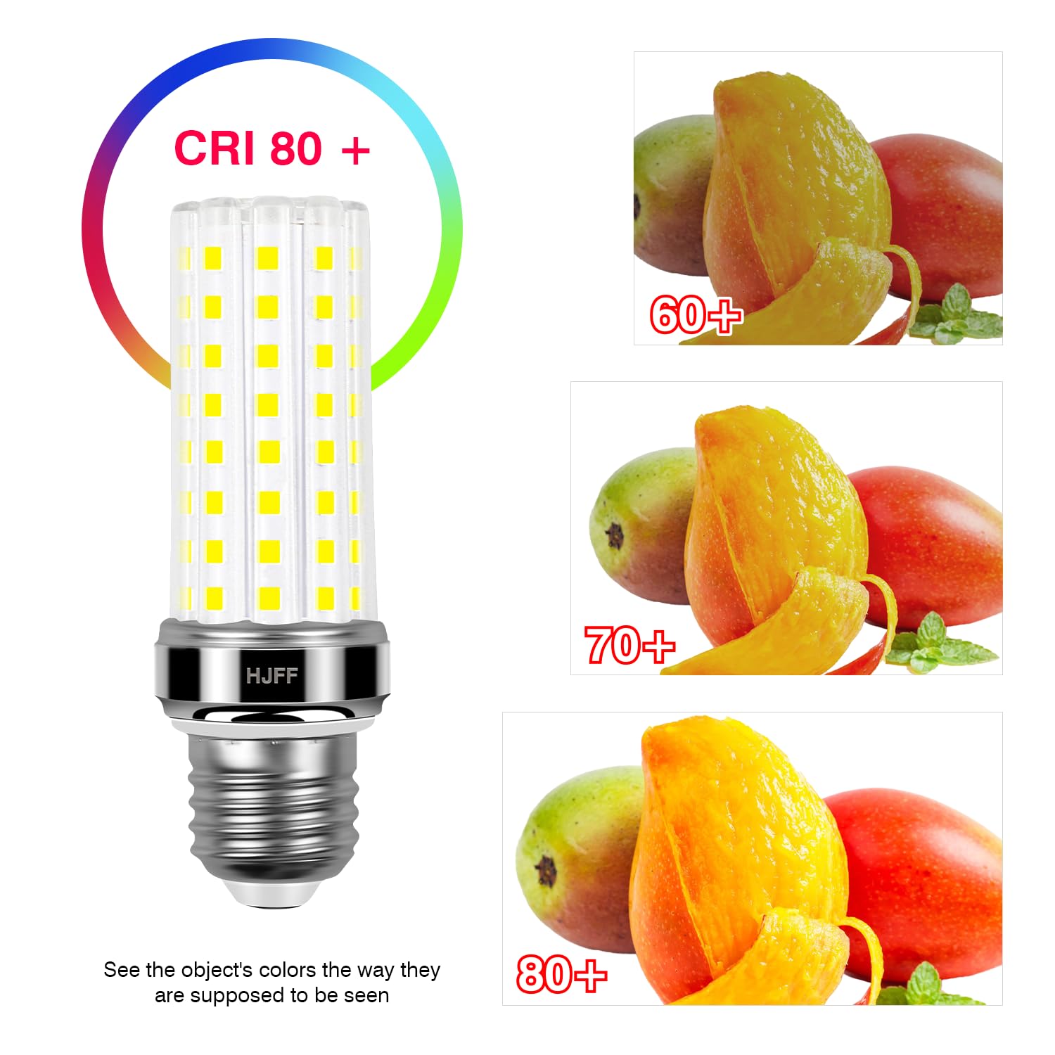 6 Pack LED Corn Light Bulb 200w Equivalent 2500 Lumen 5000K Cool Daylight White 20W E26/E27 Base Ceiling Fan Led Light Bulb for Home Garage Warehouse Indoor Outdoor Led Corn Bulb