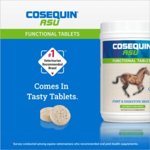 Cosequin ASU Joint & Digestive Health Functional Tablets for Horses, 240 Tablets