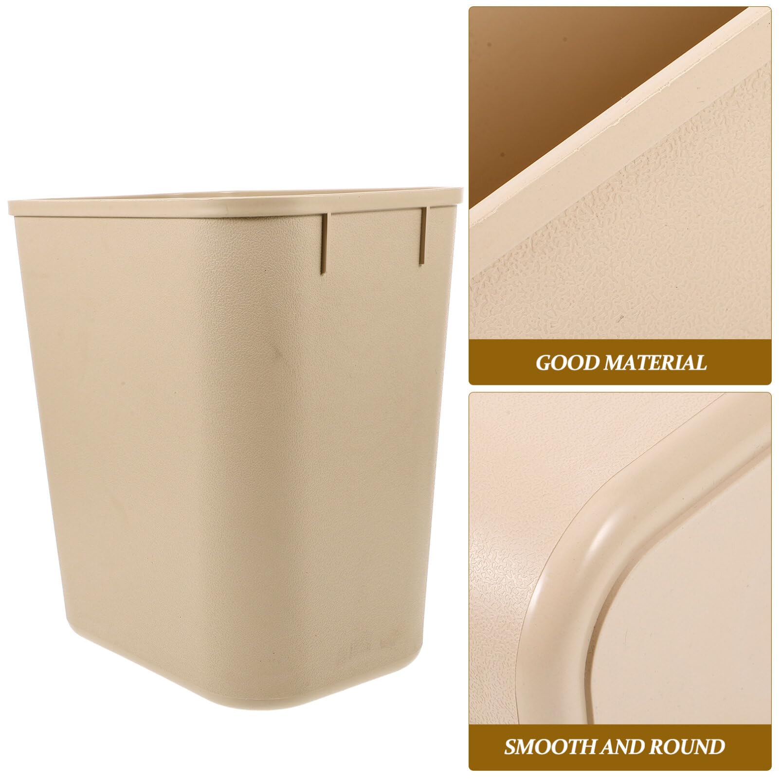 VOSAREA Plastic Slim Trash Can 8L Narrow Spaces Reusable Garbage Container Bin Narrow Space Wastebasket Bucket Toilet Rubbish Pail for Home Office Kitchen Bathroom