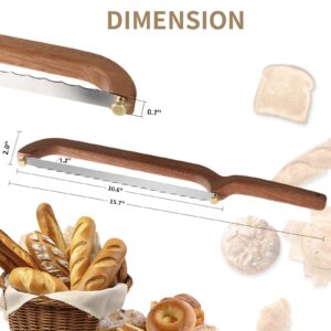 Uprichya Sourdough Bread Slicer for Homemade Bread, Bow Bread Knife for Sourdough, Bread Saw for Even Slicing, Bread Knofe Sourdough Cutter