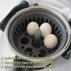 Generic 2-In-1 Egg Boiler Egg Holder Poacher Insert Compatible with Thermomix TM5/TM6/TM31 compatible with Thermomix Accessories