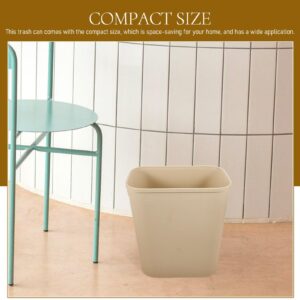 VOSAREA Plastic Slim Trash Can 8L Narrow Spaces Reusable Garbage Container Bin Narrow Space Wastebasket Bucket Toilet Rubbish Pail for Home Office Kitchen Bathroom