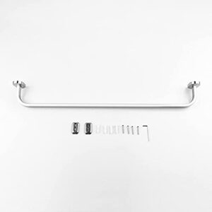 Towel Racks RIAAJ Towel Rail Bath Towel Holder Towel Bar, 304 Stainless Steel Modern Brushed Towel Rack Holder Single Grab Bar Bath Wall Shelf Rack Wall Mount for Kitchen Bath Hanging,B-B(Christmas Re