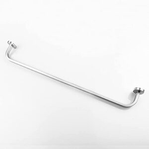 Towel Racks RIAAJ Towel Rail Bath Towel Holder Towel Bar, 304 Stainless Steel Modern Brushed Towel Rack Holder Single Grab Bar Bath Wall Shelf Rack Wall Mount for Kitchen Bath Hanging,B-B(Christmas Re