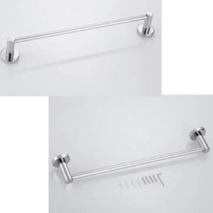 Towel Rack Towel Rails 304 Stainless Steel Towel Bar Polished Finish Wall Mounted Towel Rails for Bathroom Or Kitchen Bath Towel Shelf (42cm)(52cm)