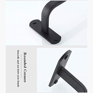 Towel Rack Bathroom Towel Holder Wall Mounted Multilayer Dislocation Space Aluminum Towel Rack Towel Stands for Bath Hotel Kitchen(Size:Double Layer 40CM Color:Black)(White,Triple Layer 60CM)