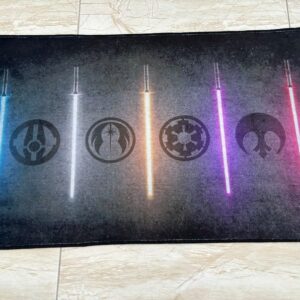 Generic Starwars Rug, Starwars Emblem Rug, Boys Room Rug NL396.3 (47”x70”)=120x180cm = 3.9 ft x 5.9 ft