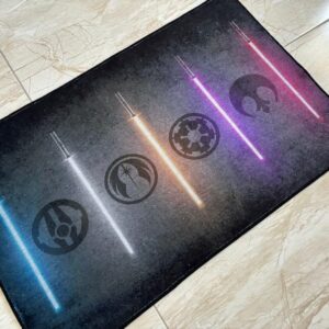 Generic Starwars Rug, Starwars Emblem Rug, Boys Room Rug NL396.3 (47”x70”)=120x180cm = 3.9 ft x 5.9 ft