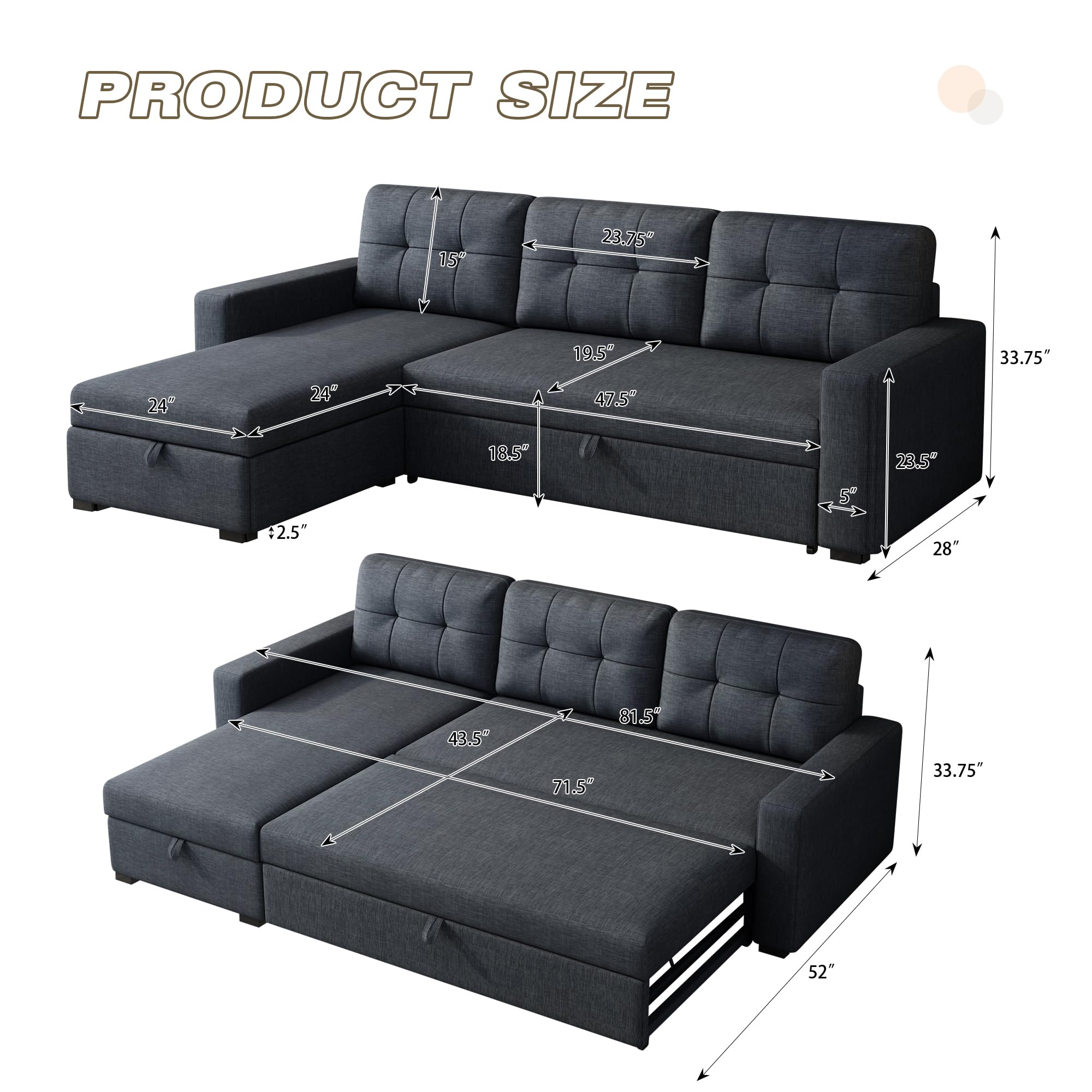 ACQCA Sleeper Sofa