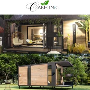 Foldable House | Modern Luxury Prefab Villa | Insulated Expandable Portable Container | 2-Bedroom Mobile Tiny Home