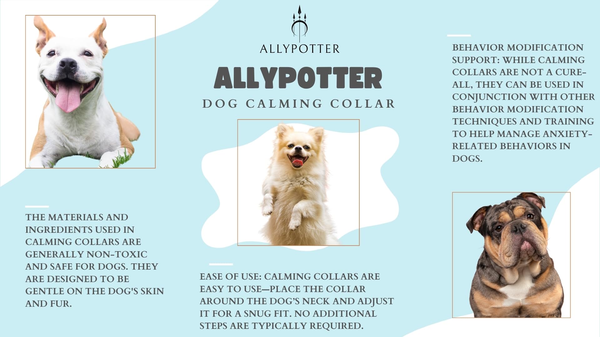 Calming Collars for Dogs, Dog Anxiety Relief, Calming for Dogs, Anxiety Collar for Dogs, Anti Anxiety for Dogs, Pheromone Collar for Dogs, DAP Collar for Dogs, Dog Stress and Anxiety Relief