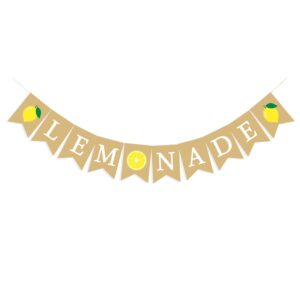 lemonade banner lemonade stand sign lemonade stand supplies for lemonade stand decorations lemon garland summer birthday lemonade decor lemon party decorations lemon themed party decor