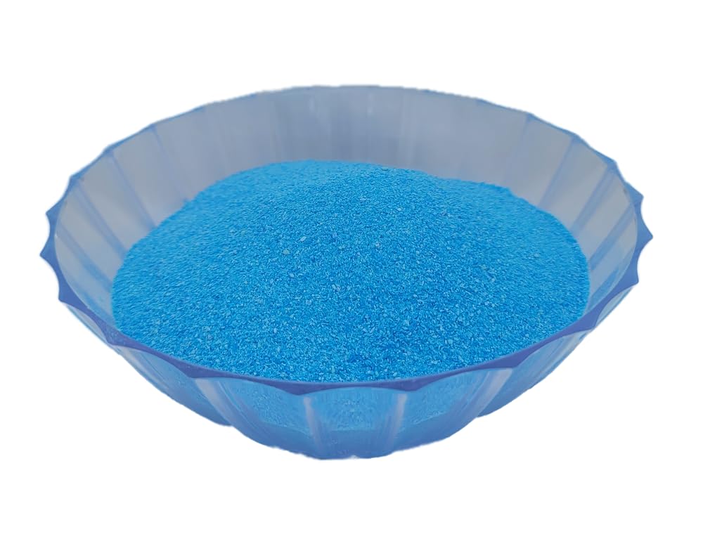 Nature's Will Copper Sulfate Pentahydrate Fine Crystals Easy to Dissolve - CuSO4.5H2O (5 Pounds)