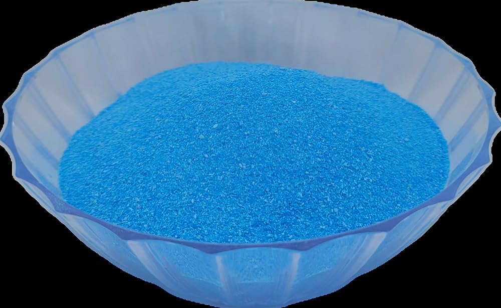 Nature's Will Copper Sulfate Pentahydrate Fine Crystals Easy to Dissolve - CuSO4.5H2O (5 Pounds)