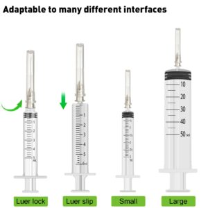 100Pack 27Ga 1.5 inch Luer Lock Lab Dispensing Accessories for Measuring,Refilling Inks