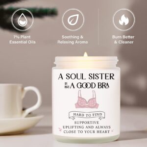 Soul Sister Gifts for Women, Soul Sister Gifts from Sister, Birthday Gifts for Soul Sister, Soul Sister Candle, Best Friend Gift, Friendship Gift for Soul Sister, 7oz Soy Wax Lavender Scented