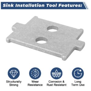 017670-45 Waste Drain Installation Tool Fit For Commercial Sink Drains/Service Plumbing, used to Wastewater Drain Installation/Removal Tool Bathtub Shower Drains Accessories Replacement Parts (2 Pack)