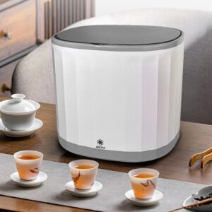 Countertop Dishwasher, 4L Portable Automatic 360° Omni Mini Dishwasher, USB Rechargeable Tea Cup Washing Machine with Internal Cup Holder, for Home Office