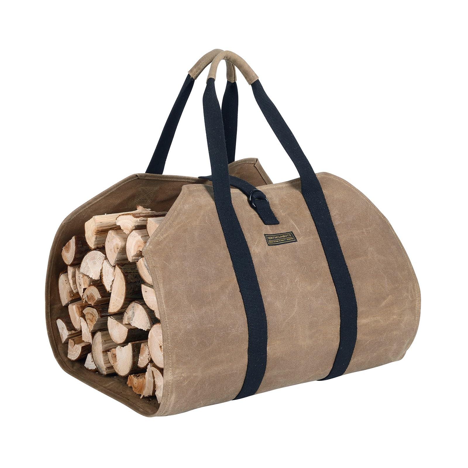 NorthClimbOtd Firewood Carrier, Log Carrier for Firewood, Wood Carrying Bag for Firewood, Firewood Carriers with Handles for Fire Pit, Camping, BBQ Barbecue, Outdoor Activity