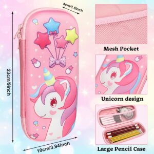 Denylo pro 2 Pieces Pencil Case for Girl Large Cute Storage Box with Compartment School Supplies for Student School Supplies Gifts