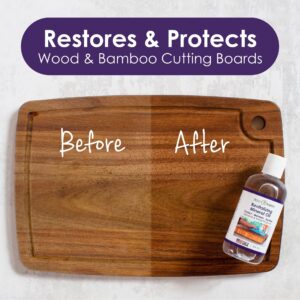 Totally Bamboo Revitalizing Mineral Oil for Bamboo & Wood Cutting Boards, Food Grade & Food Safe, 8 Oz Capacity