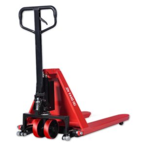 manual scissor pallet jack truck 31.5" high lift hand truck 45" lx27 w forks 3300lbs capacity pallet lift suitable for eu pallet