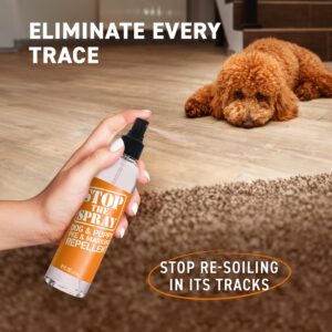 EBPP Stop the Spray - Dog & Puppy Pee Marking Repellent - Pet Training Spray - Puppy Potty Training Spray for Dogs - Dog Pee Stopper - Pee Deterrent for Dogs - No Marking Spray for Dogs Indoor 8oz