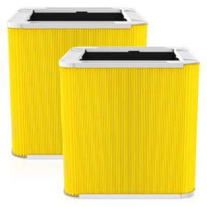 211+ replacement filter compatible with blueair blue pure 211+ air purifier pet filter, foldable particle and activated carbon replacement filter, 2 pack