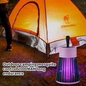 Mozz Guard Mosquito Zapper 2024, Mozzguard 2.0, New Generation Portable Cordless, USB Charing and Low Noise, for Indoor, Home Garden, Camping, Picnic (Grey-2Pcs)