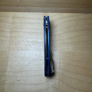 Generic Midnight Lagoon Blue, Billet Aluminum, Full Size Bugout, Topography side Scales, Gift for dad, Everyday Carry Knife Scales