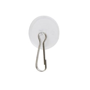 FarBoat 30Pcs 1.18In Self-Adhesive Ceiling Hooks with 1.02In Binding Rings, Transparent Seamless Wall Hooks for Christmas Party Wedding Birthday Decoration