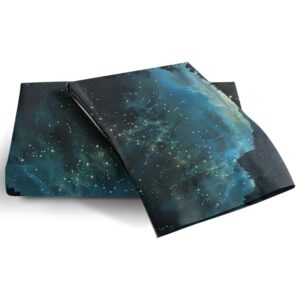 Aimery Starry Night Duvet Cover Set - Enchanting Starry Sky Design, Luxurious Microfiber Comforter for All Seasons with Captivating Celestial Patterns (King (104"x90"),04)