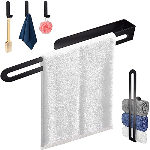 TiStm Towel Racks Towel Rail for Bathroom,Punch-Free Hand Towel Holder,Bath Towel Storage Bar,Kitchen Towel Rail,Bathroom Hardware/Color/D Needed-Color-a(C)