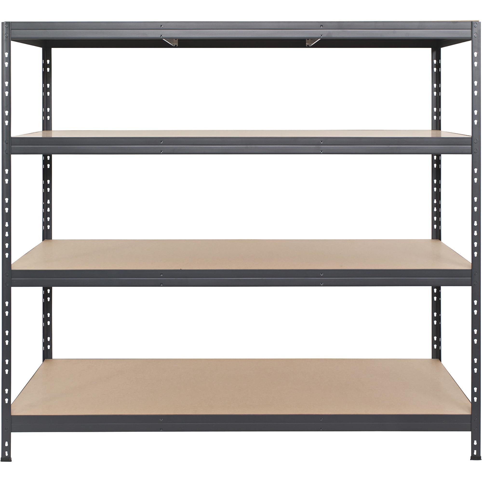 AR Shelving Heavy-Duty Garage Shelving, 4-Shelf Unit, 1000-Lb. Capacity Per Shelf, 60in.W x 24in.D x 70in.H, Model# TR18S410KGIFD9G00