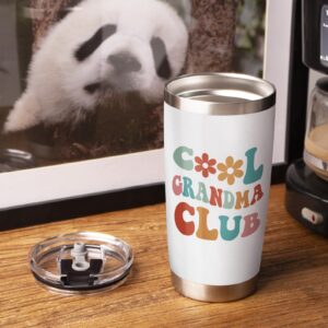 Aurahouse Grandma Gifts-Cool Grandma Club Tumbler 20 Oz, Christmas Gifts for Grandma, Grandma Birthday Gifts, New Grandma Gifts, First Time Grandma, Grandma-to-be, Nana, Gigi Coffee Cup