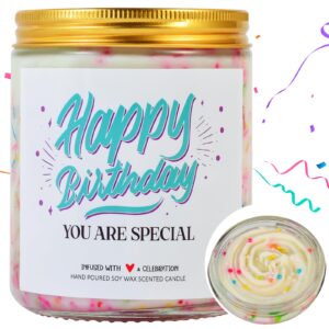 birthday gifts for women - sister birthday gifts - best friend birthday gifts - vanilla scented candle gifts