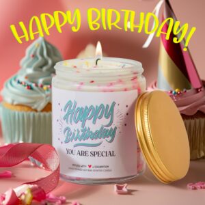 Birthday Gifts for Women - Sister Birthday Gifts - Best Friend Birthday Gifts - Vanilla Scented Candle Gifts