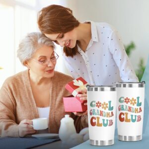 Aurahouse Grandma Gifts-Cool Grandma Club Tumbler 20 Oz, Christmas Gifts for Grandma, Grandma Birthday Gifts, New Grandma Gifts, First Time Grandma, Grandma-to-be, Nana, Gigi Coffee Cup