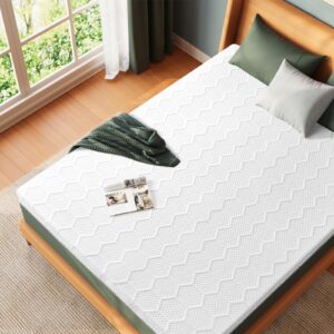 VISCOFLEX Mattress Topper King 4 Inch, Gel Memory Foam King Size Mattress Topper with High Density Firm Foam for Back Pain Relief - Lumbar Support. Best Design for Side Sleeper, with Luxury Cover