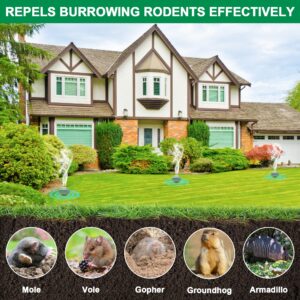 36 Pack Mole Repellent - Groundhog Repellent, Gopher Repellent, Vole Repellent, Rodent Repellent for Outdoor Garden Lawn Yard, Get Rid of Mole, Mole Deterrent, Safe for Plant & Pets