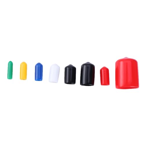 Set of 170 Rubber Protective Caps PVC Slip Resistant Caps Assorted Size Protective Caps for Screw Lubrication Nipples