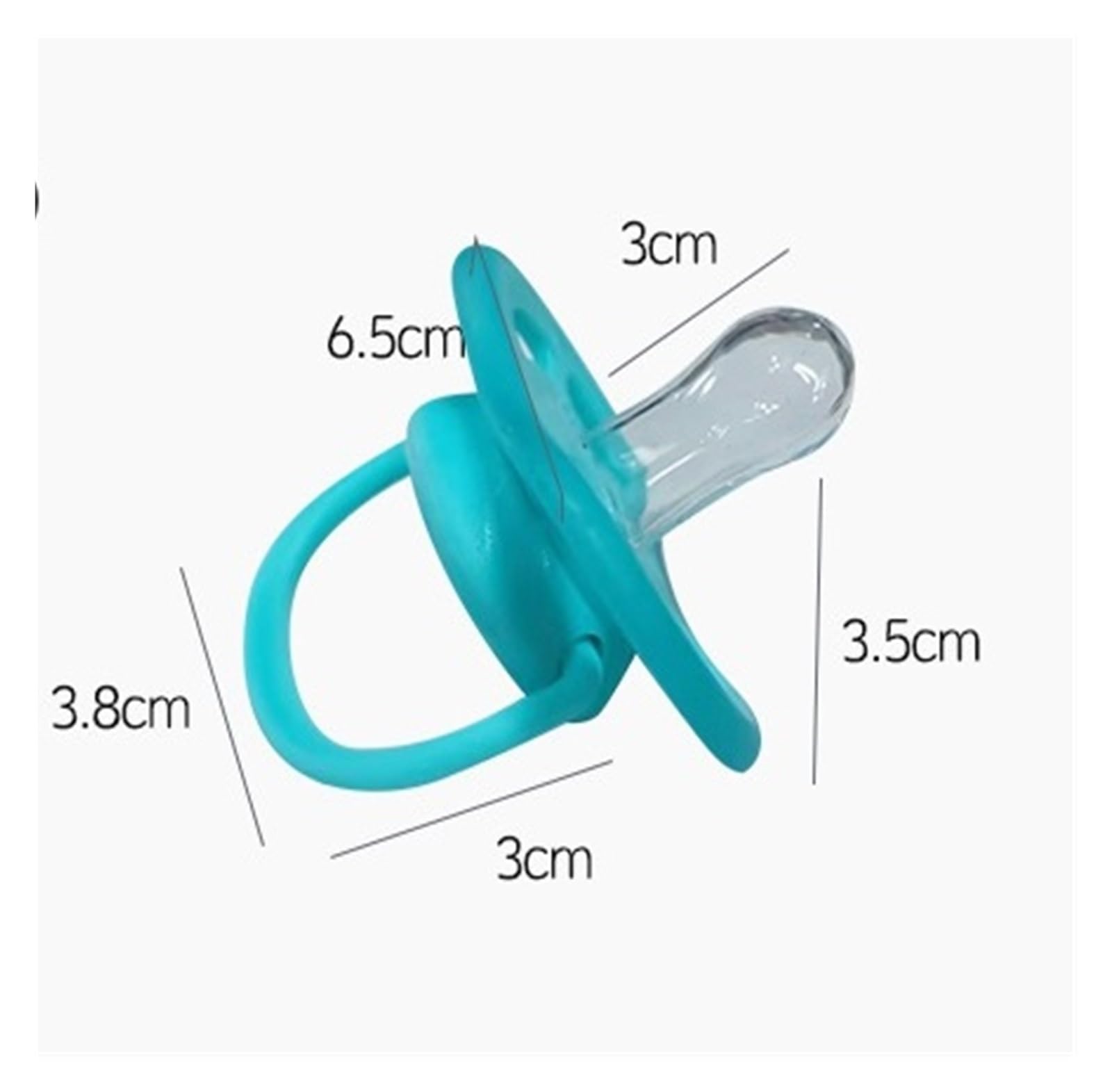 UgKsbdVjk 3PCS Dog Pacifier Chew Toy Set Pet Dog Silicone Pacifier for Small Dogs Cats Cartoon Puppy Soothing Pacifier(6 pcs)