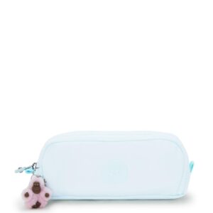 kipling gitroy metallic pencil case blue sky met