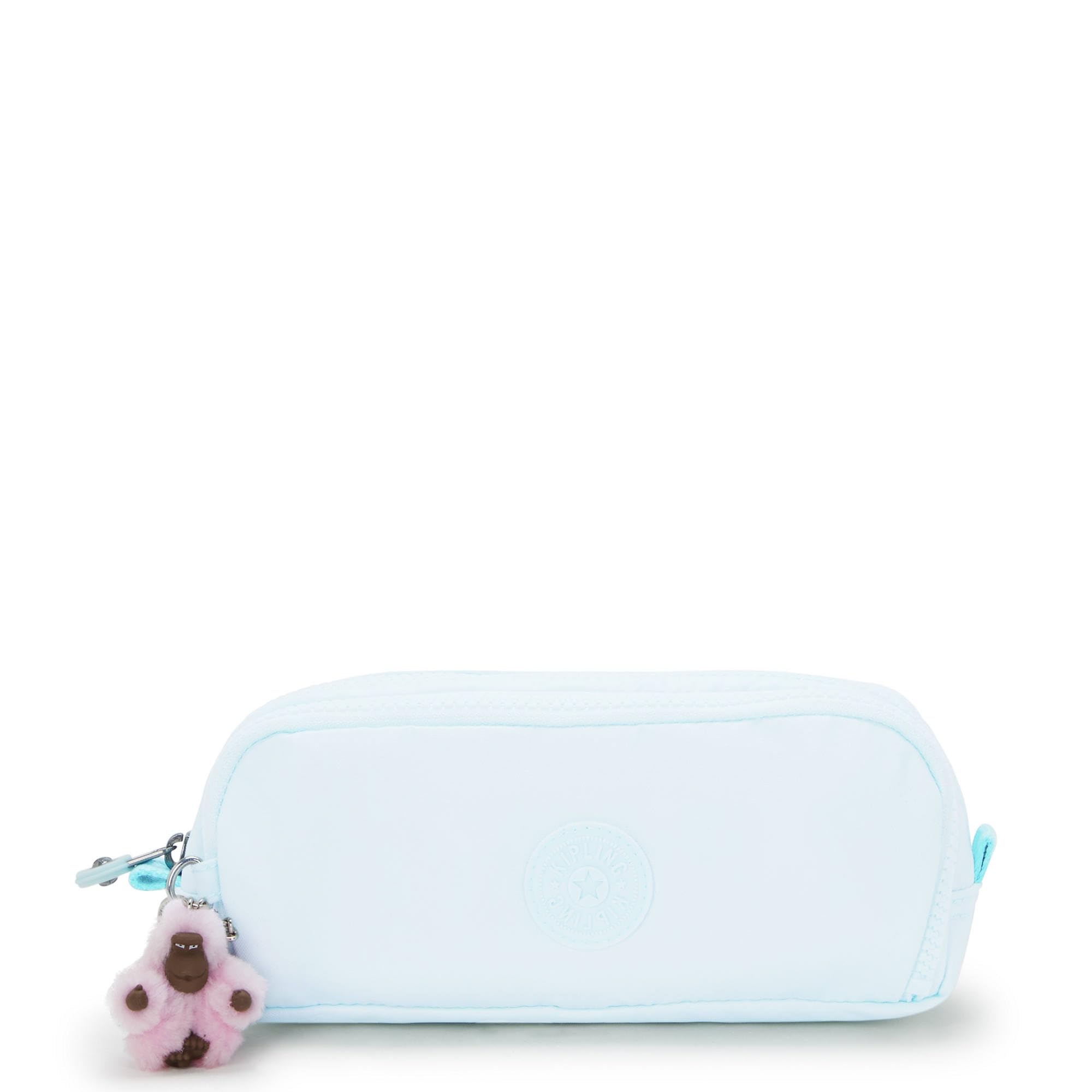 Kipling Gitroy Metallic Pencil Case Blue Sky Met