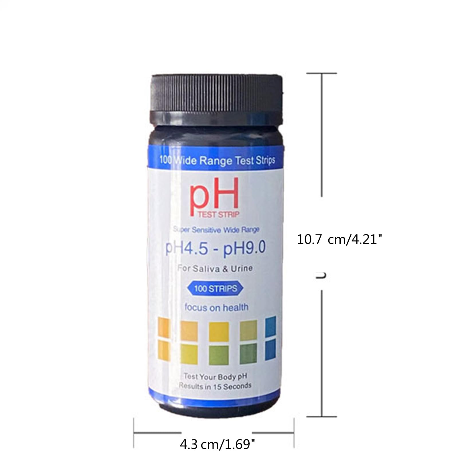 Test Strips for Testing and Acid Levels in The Body Track & Your Using Saliva and