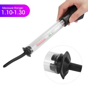 8in Hydrometer Battery Tester, Battery Density Tester, Battery Hydrometer Fast Dectection Electro Hydraulic Density Meter Car Repairing Tools