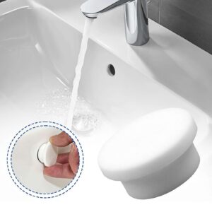 5Pcs Sink Overflow Ring,Bathroom Silicone Wash Basin Overflow Ring Kitchen Sink Washbasin Drain Seal Stopper Bathtub Drain Cap Plug Accessories