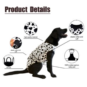 Recovery Suit for Dogs After Surgery, Dog Recovery Suit Female Male after Neutering, Dog Spay Surgical Recovery Suit Female Substitute Cone & E-Collar, Dog Onesie for Surgery Abdominal Wounds Bandages